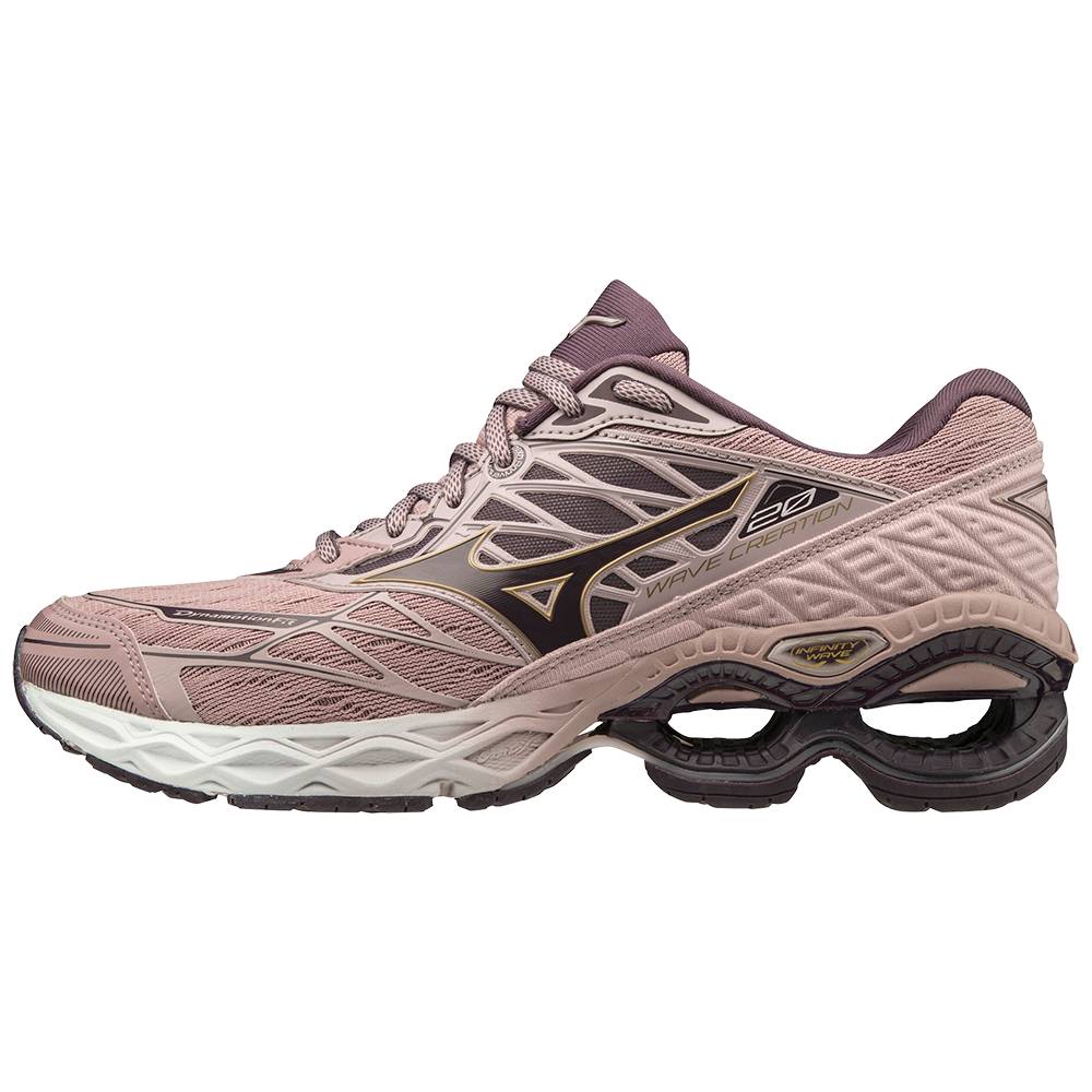 Sapatilhas Running Mizuno Wave Creation 20 - Mulher - Rosa/Roxo - LRBZA5138